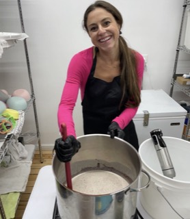 Cooking a fresh ice cream base